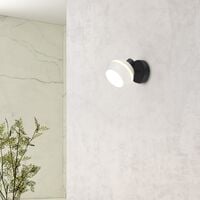 Trio Isla spotti-/seinävalaisin 1-osainen harmaa/mattamusta